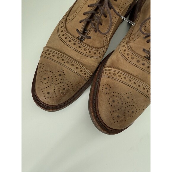 Allen Edmonds Mens Cap Toe Port Washington Oxfords Dainite Soles 7.5 D Chestnut main image 6